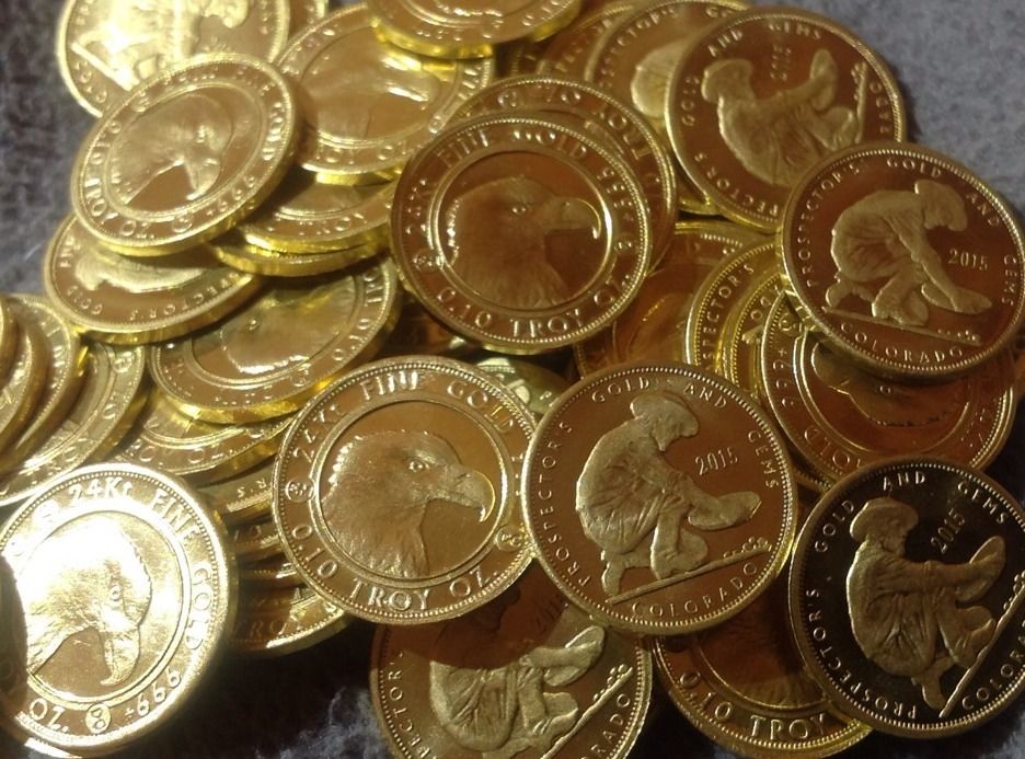 1 10th Ounce Gold Prospector Round Prospector s Gold And Gems