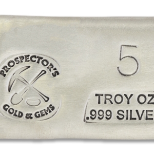 5 Ounce Prospectors Hand Poured Silver Bar