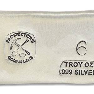 6 Ounce Prospectors Hand Poured Silver Bar