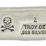 2 Ounce Scull & Crossbone Prospectors Hand Poured Silver Bar