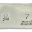 7 Ounce Scull & Crossbone Prospectors Hand Poured Silver Bar