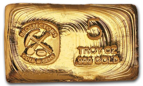 Prospector 1 oz Gold Bar - Prospector's Gold and Gems