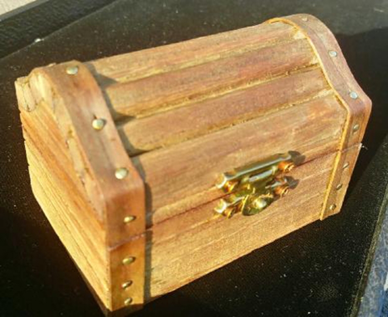 Mini Treasure Chest Prospector's Gold and Gems